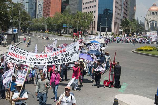 Esta es la agenda de movilizaciones sociales para hoy en la CDMX