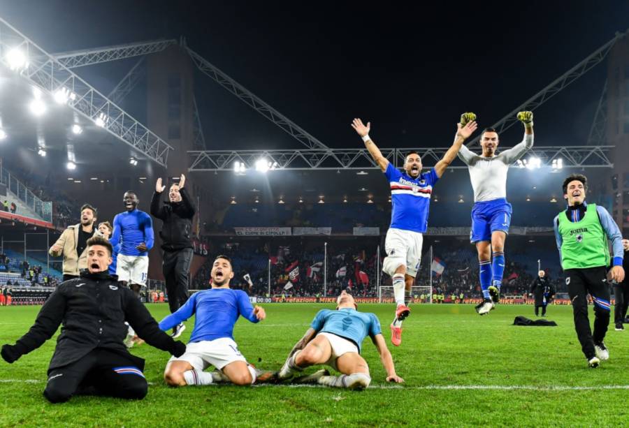 Tras cinco casos de Covid-19, Sampdoria concluye cuarentena