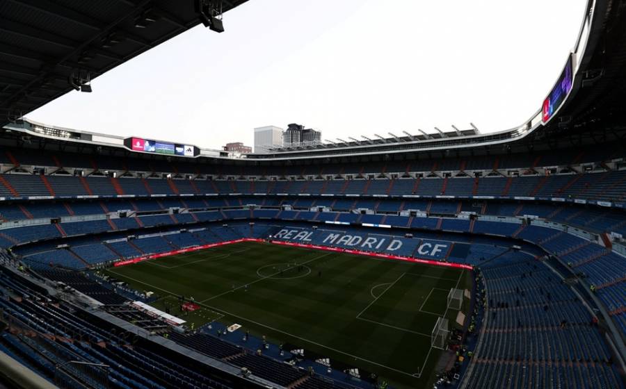 Estadio Santiago Bernabéu almacena material sanitario