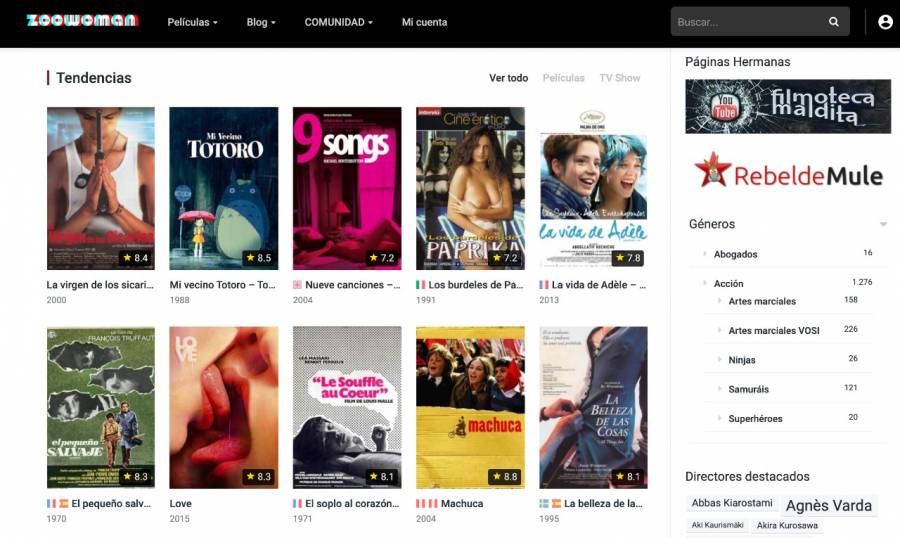 ¿Te falta contenido para quedarte en casa? En Zoowoman encuentras películas gratis