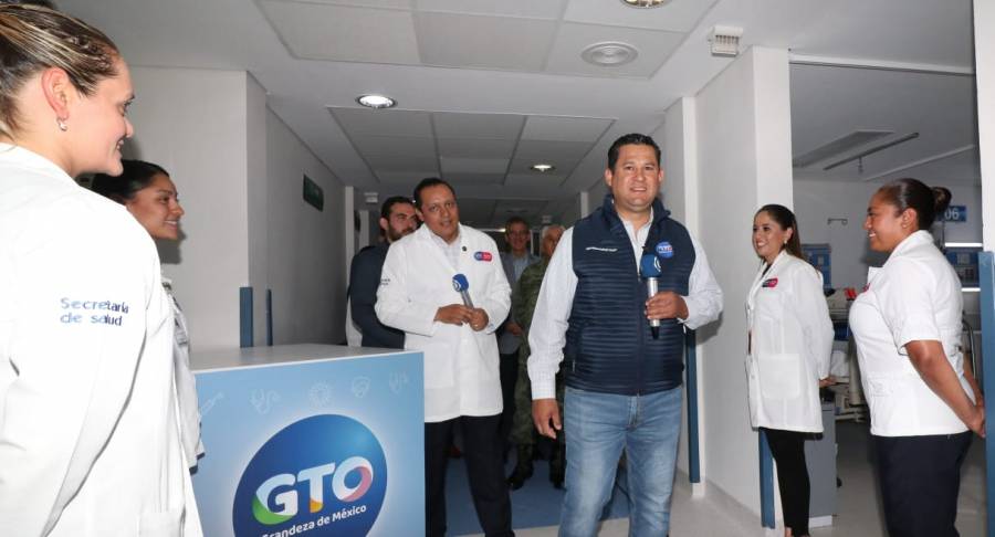 Diego Sinhue inaugura el Hospital Estatal de Atención COVID-19 en Guanajuato