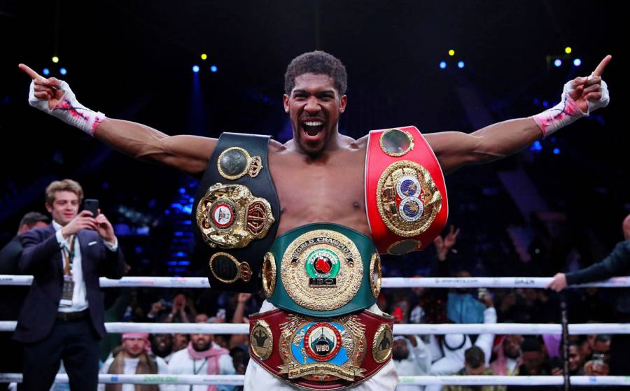 Anthony Joshua decidió aislarse ante posible contagio de Covid-19