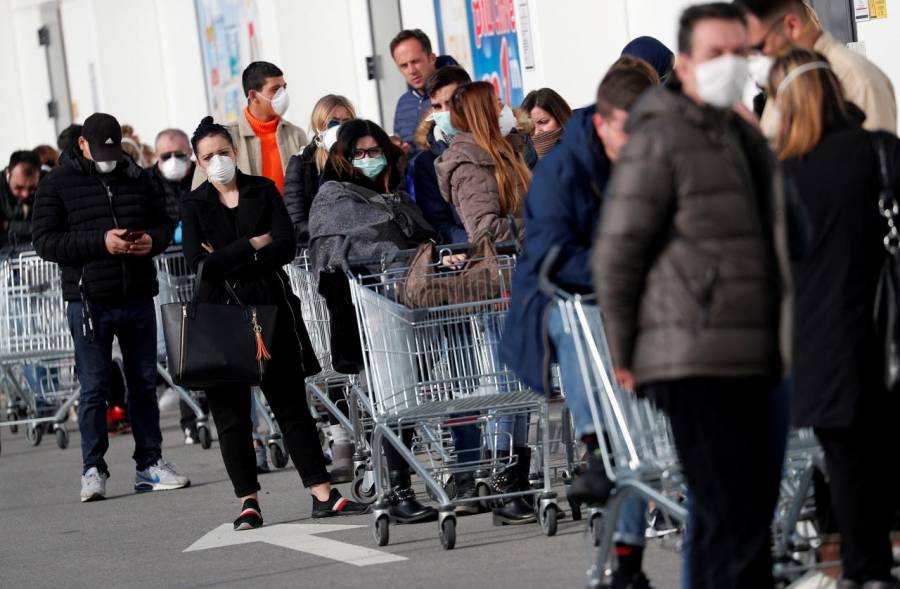 Italia llega a su “pico” de contagios de coronavirus, pronto podría comenzar el descenso