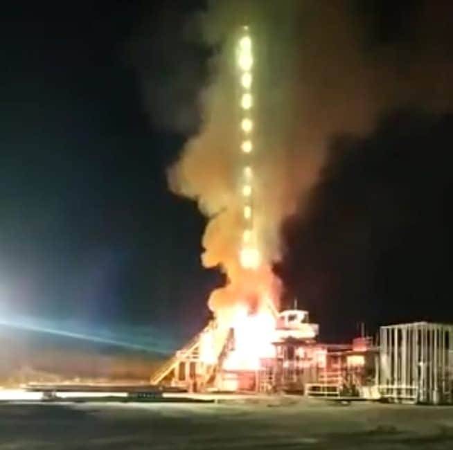 Se registr&oacute; una explosi&oacute;n en el pozo Shishito 14 de Pemex