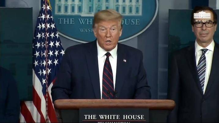 Trump: Segundo test de coronavirus da negativo