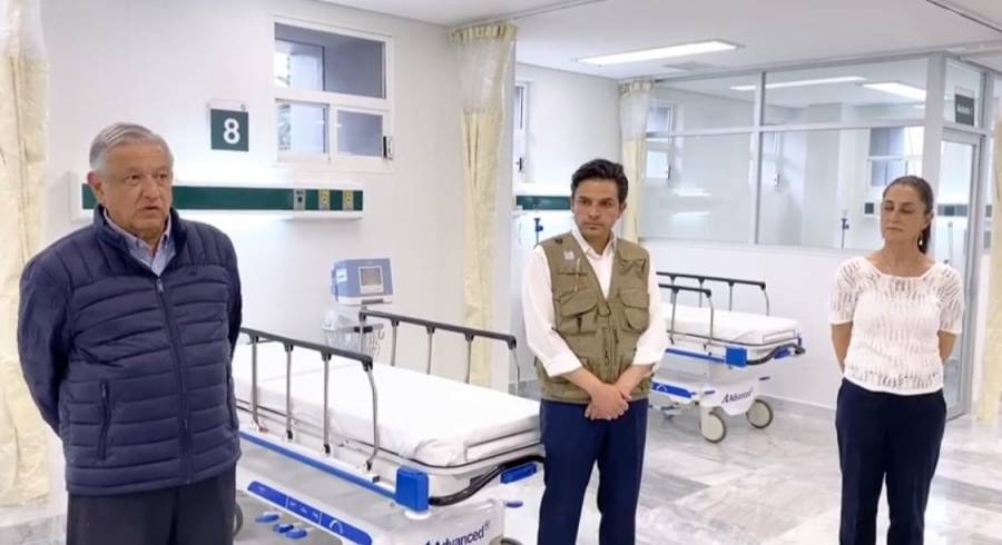 AMLO presenta nuevo hospital en CDMX, será para atender Covid-19