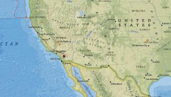 Se registra sismo de magnitud 4.9 en California, EU