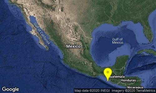 Se reportan dos sismos con magnitud mayor a 4 en Chiapas
