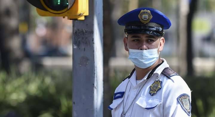 Se confirman 9 policías con COVID-19 y otros 59 sospechosos en la capital