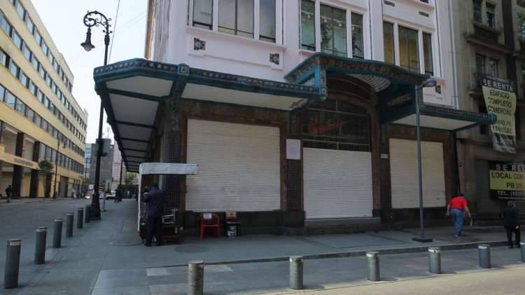 Un 93 por ciento de negocios cerrados en el Centro Histórico de CDMX