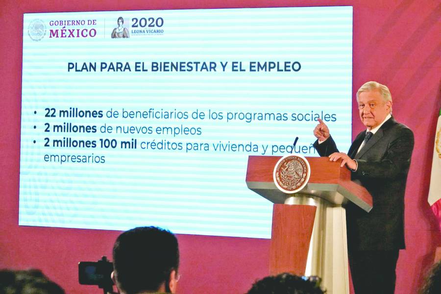 Descarta AMLO otro plan de rescate económico 