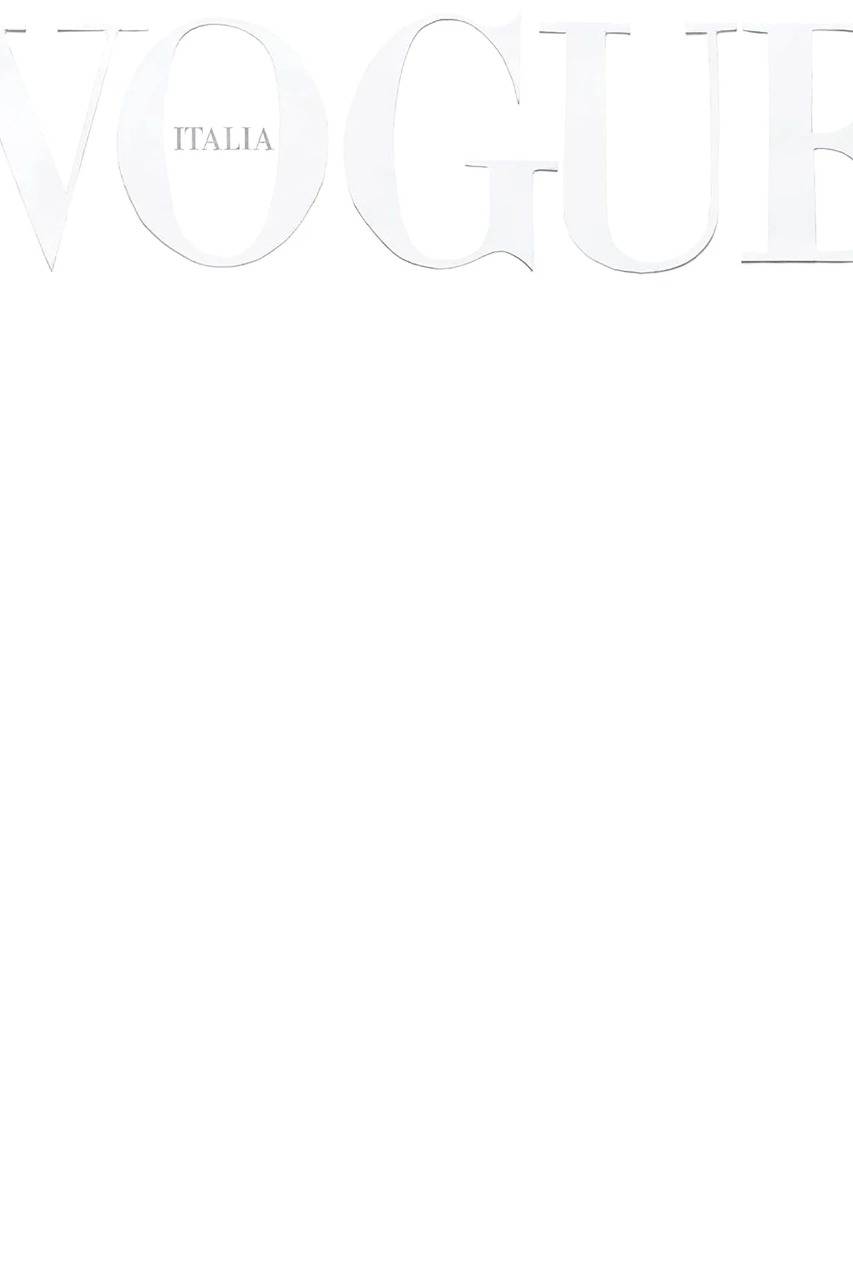 Vogue Italia publica portada en blanco por primera vez en su historia