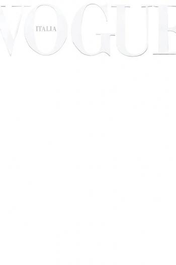 Vogue Italia publica portada en blanco por primera vez en su historia
