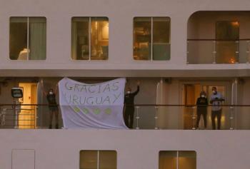 Uruguay inicia repatriaci&oacute;n de pasajeros de un crucero afectado por Covid-19