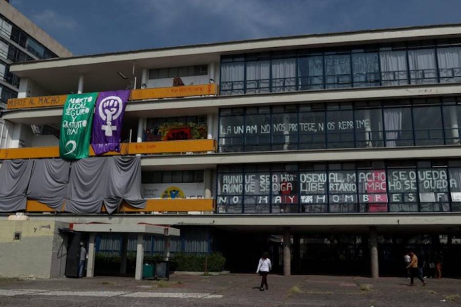 Retoma UNAM instalaciones de la Facultad de Filosofía y Letras