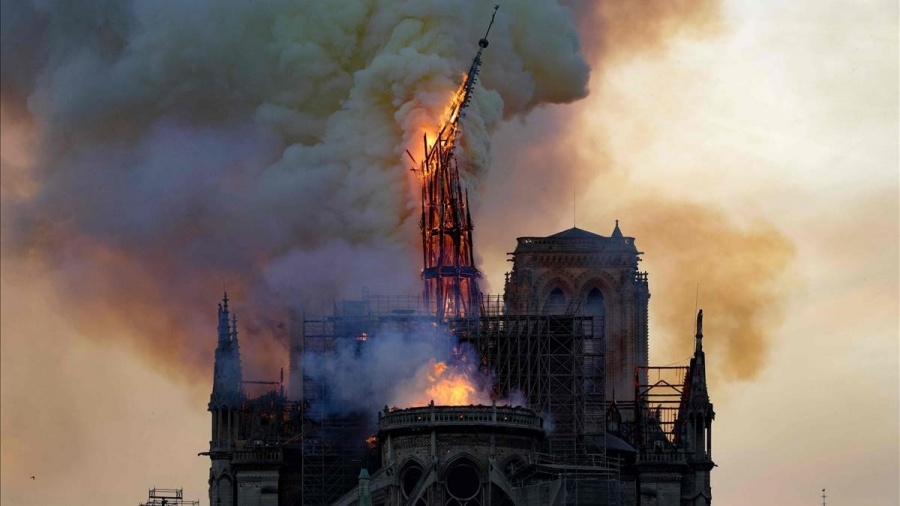 Pandemia paraliza reconstrucción de Notre Dame
