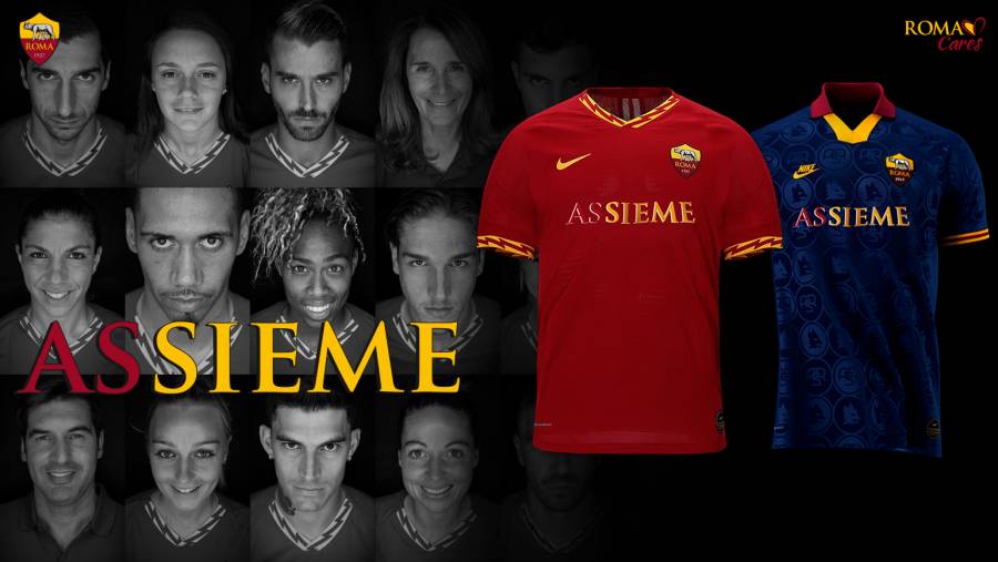 AS Roma cambia diseño de playera para recaudar fondos ante Covid-19