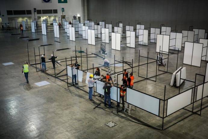 Centro Citibanamex se habilita como hospital para atender pacientes con Covid-19