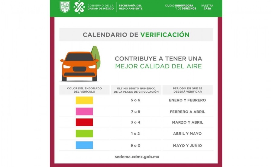 Por virus, suspenden verificación a autos