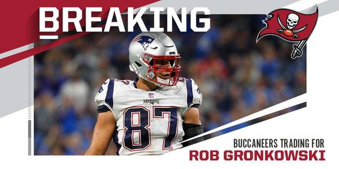 NFL: Rob Gronkowski jugará en Tampa Bay junto a Tom Brady