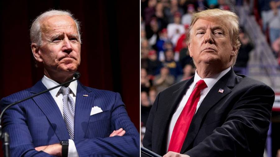 Biden y Trump en cerrada contienda presidencial en estados clave