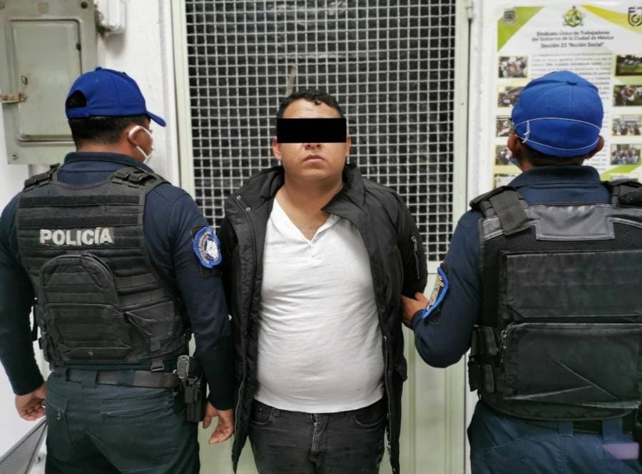 Detienen en Cuajimalpa a sujeto que golpeó a su esposa