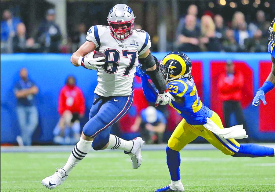 Rob Gronkowski se despide de “Pats” con tres títulos