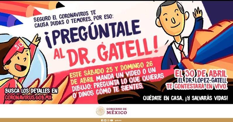 Hugo López-Gatell se dedicará a atender a los niños en su día