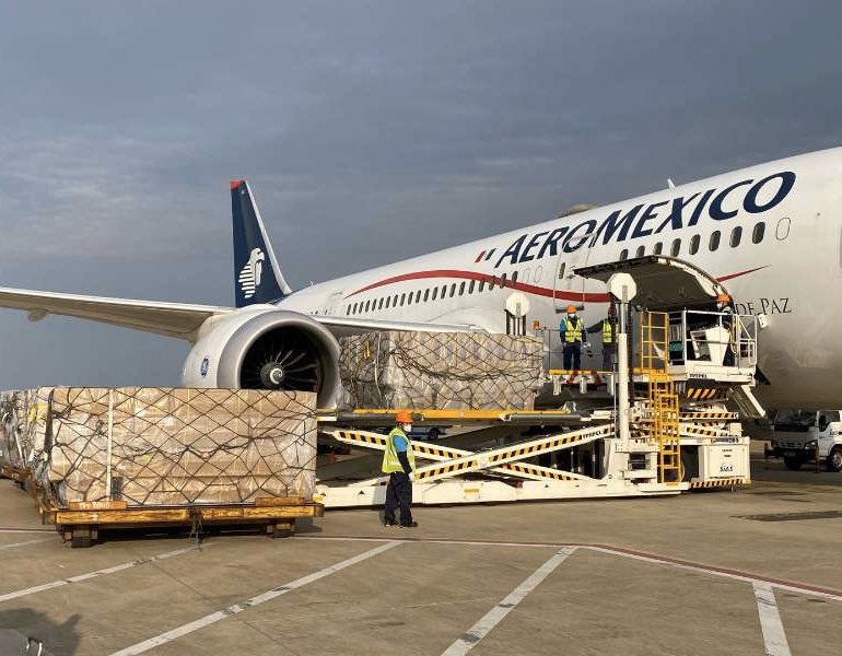 Llega el quinto vuelo procedente de China