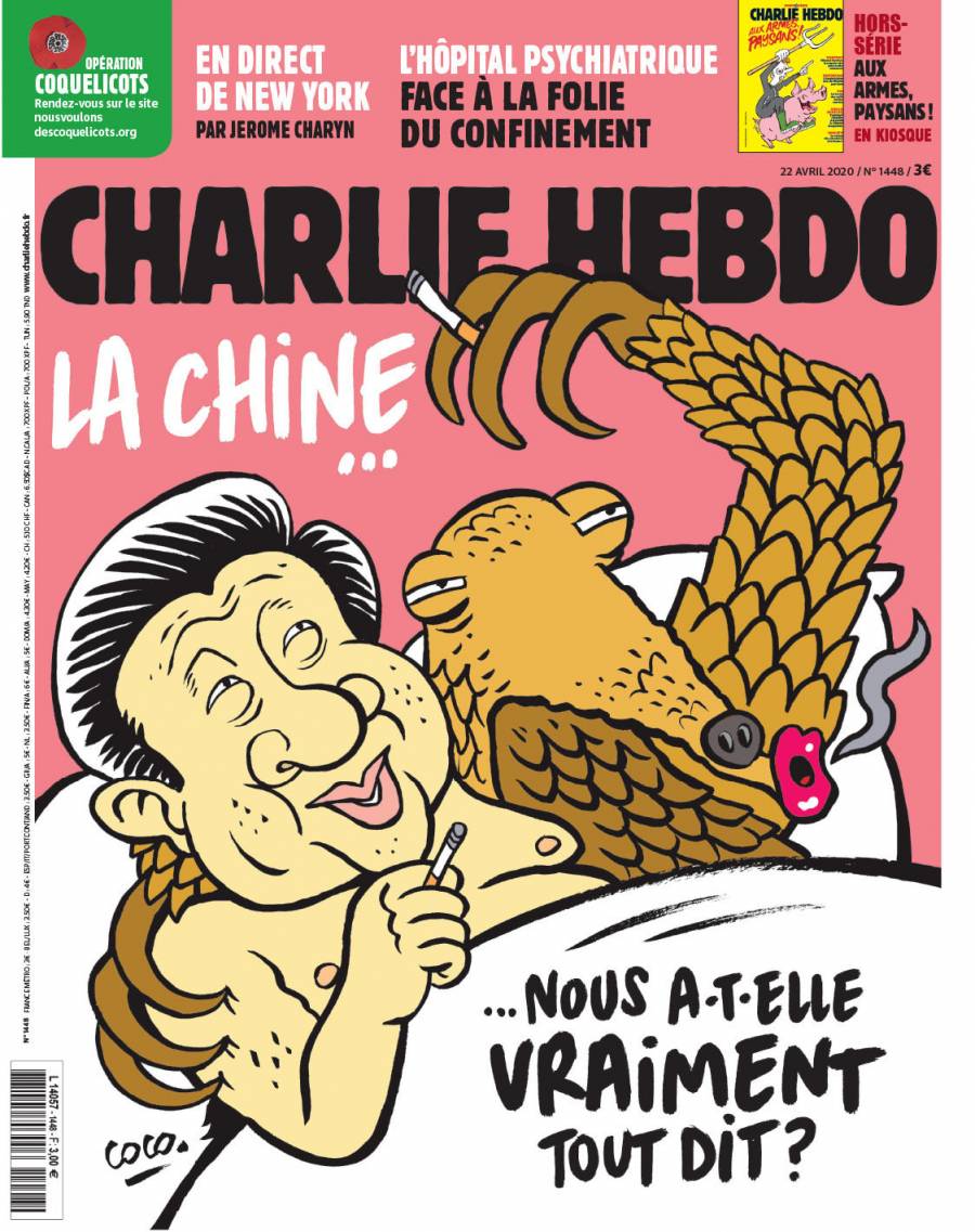 Charlie Hebdo publica caricatura de Xi Jinping