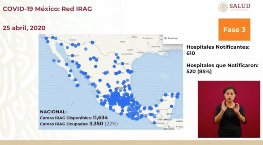 Presentan Red IRAG, que muestra camas disponibles para pacientes de Covid-19