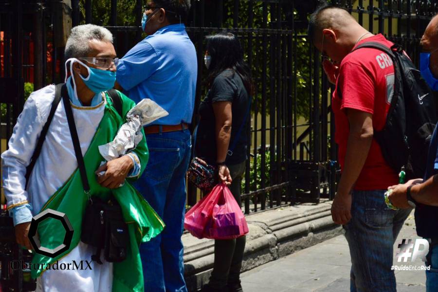 Ni por la pandemia se detienen los fieles a San Judas Tadeo