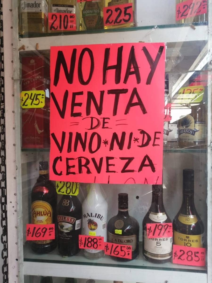 LEY SECA EN LA MITAD DE LA CIUDAD DE MÉXICO