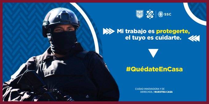 56 policías de CDMX con Coronavirus