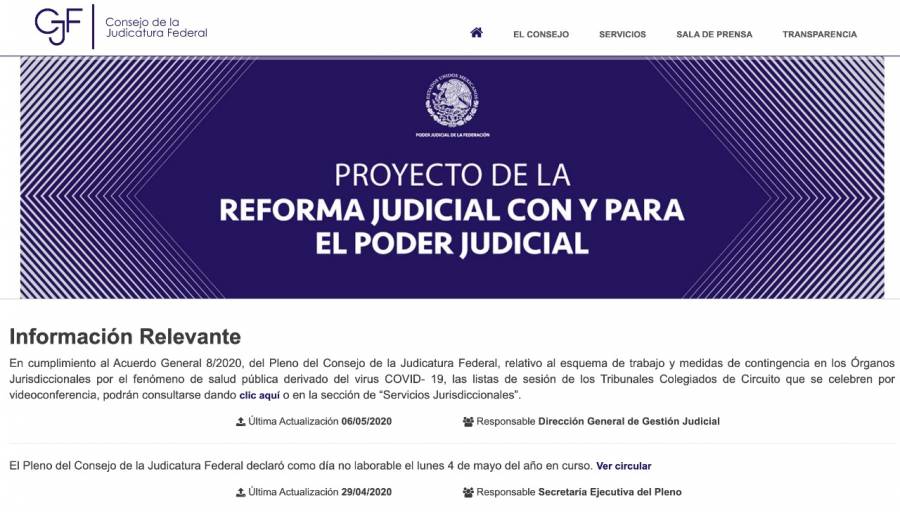 FOMENTAR JUICIO EN LÍNEA OBJETIVO DEL CONSEJO DE LA JUDICATURA