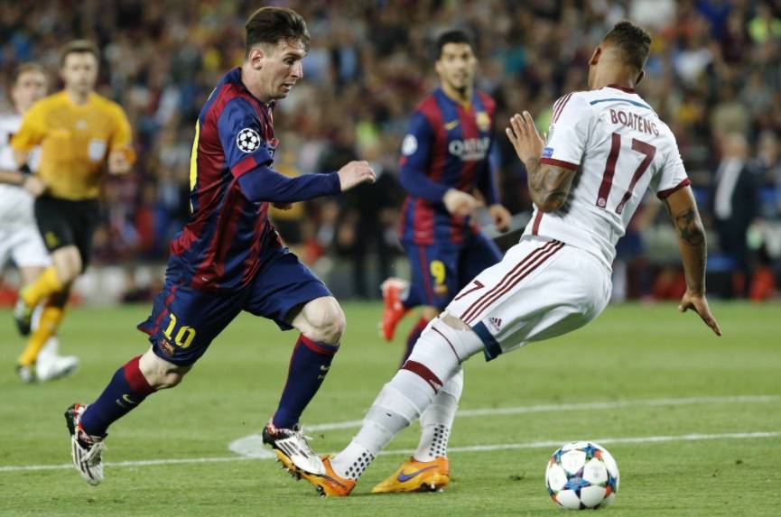 Boateng responde a burlas por jugada contra Messi