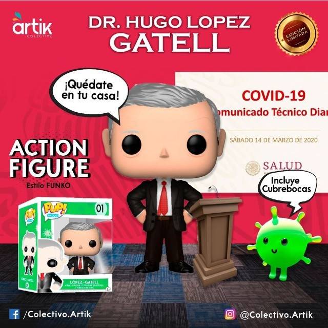 Sale funko de López Gatell