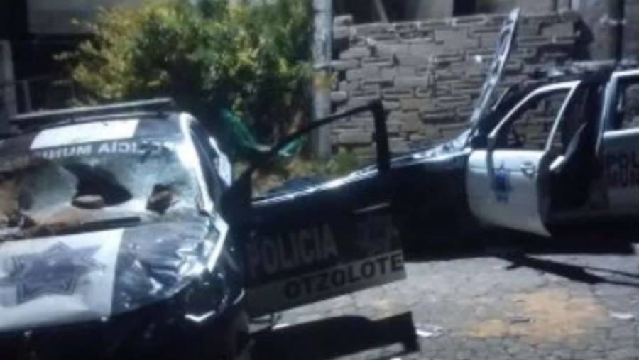 Ante el miedo al contagio del Covid-19, queman patrullas