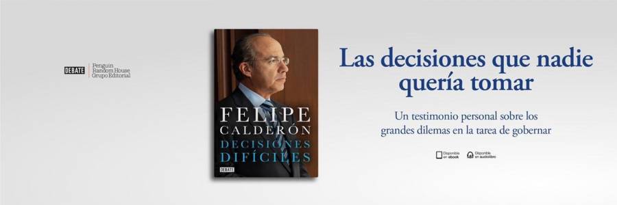 Anuncia Felipe Calderón que pronto presentará un nuevo libro
