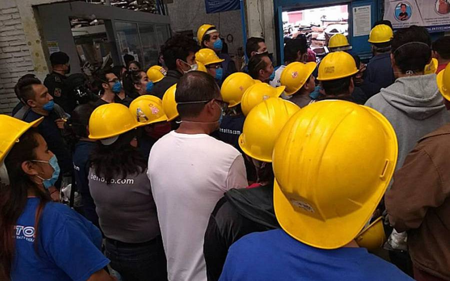 Benotto esconde 350 empleados durante la inspecci&oacute;n por pandemia en la CDMX