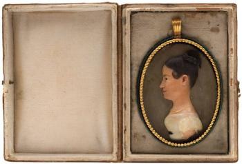 Subastan &uacute;nico retrato en cera de Josefa Ortiz de Dom&iacute;nguez