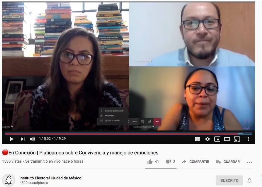 Llama especialista a la gente a no escuchar noticias todo el día sobre Covid-19