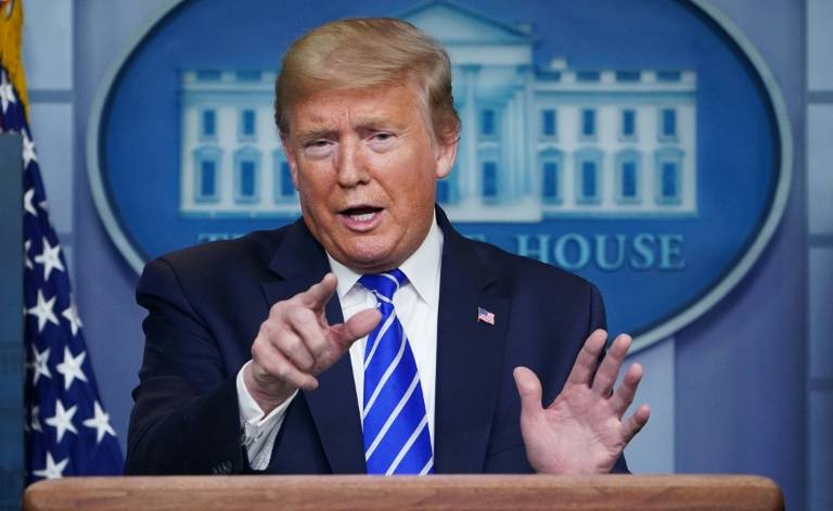 Tratar con China es algo muy caro, dice Donald Trump al referirse al Covid-19