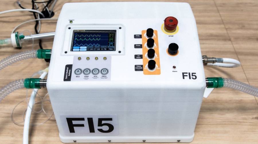 Ferrari presenta nuevo ventilador para pacientes con Covid-19