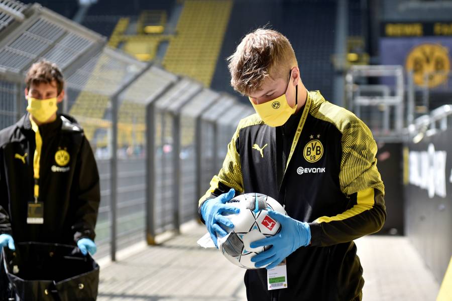 Las imágenes del regreso de la Bundesliga en medio de la pandemia por Covid-19