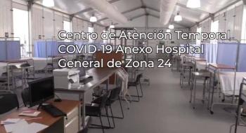 Dos pacientes llegan al nuevo hospital del IMSS en la Subdelegación Norte en CDMX