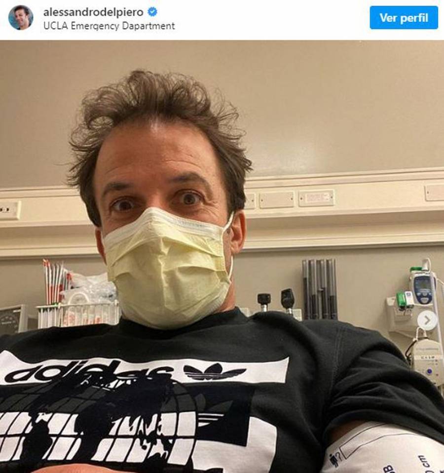 Por c&aacute;lculos renales, hospitalizan a Alessandro del Piero en EE UU