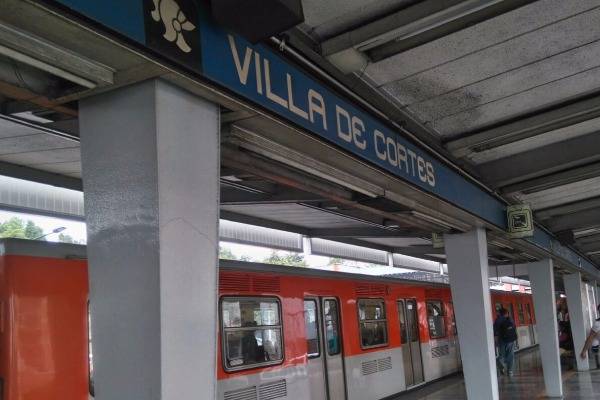 Video: Frustran intento de suicidio de hombre en metro Villa de Cortés de la CDMX