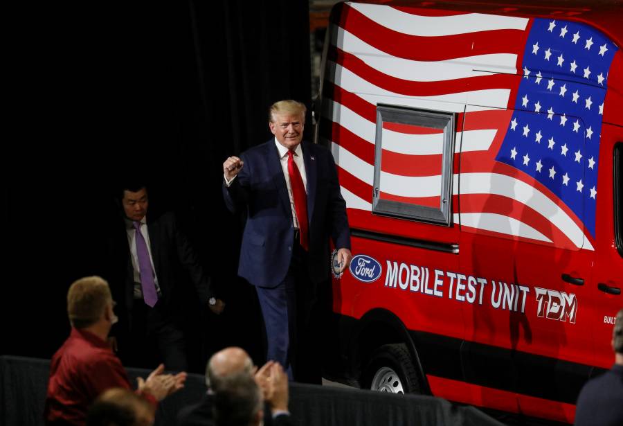 Trump realizaría actos de campaña al aire libre