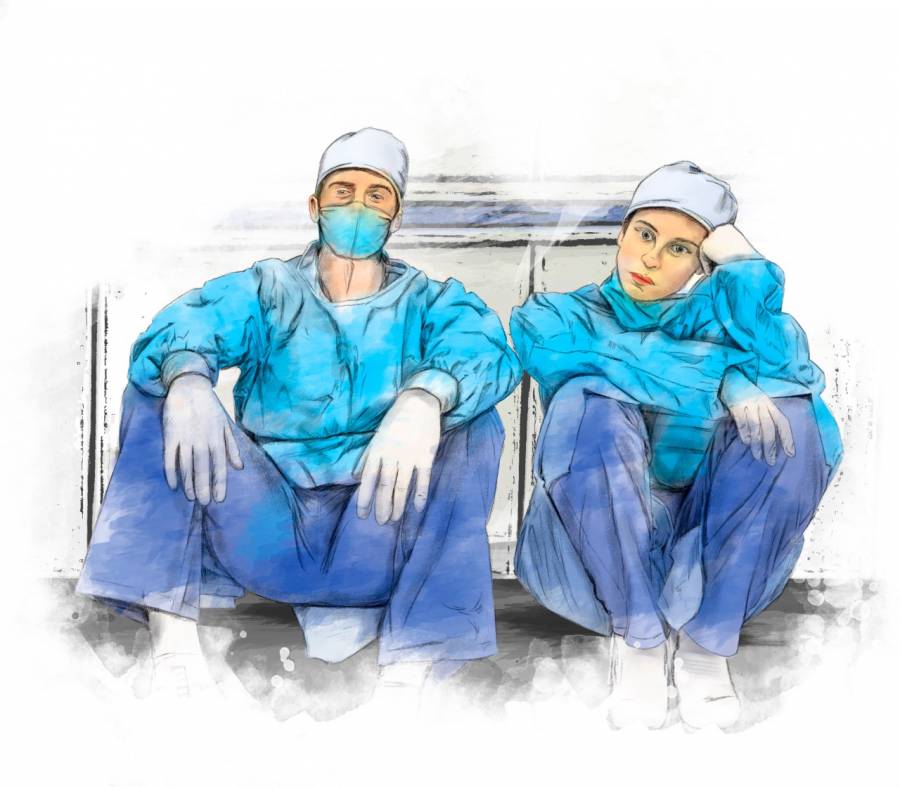 Rituales sanitarios de un matrimonio médico 